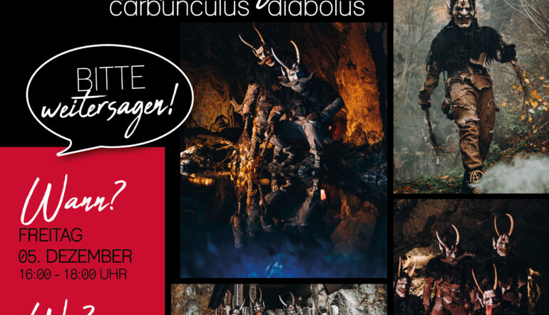 Krampusgruppe "carbunculus diabolus" zu Besuch